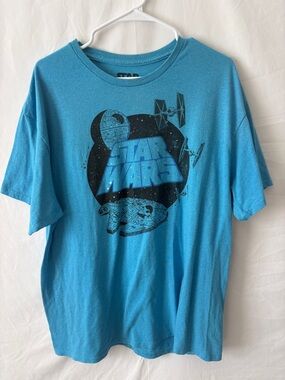 Star Wars Tshirt Millennium Falcon Death Star Graphic